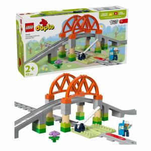 LEGO duplo Erweiterungsset Eisenbahnbrücke und Schienen