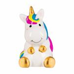 Idena Keramikspardose Einhorn 10,2x8,8x14,3cm