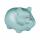 Idena Spardose Schwein blau metallic 7x7x8cm