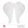 WIDMANN Federflügel modellierbar weiß 60x46cm