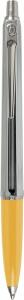 Kugelschreiber EPOCA CHROME, Schaft chrom/gelb, Mine 1,0 mm