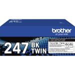 Twin Pack Toner TN-247BK, für Brother Drucker, 2 x...