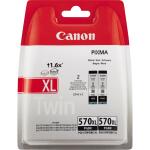 Tintenpatrone PGI-570XLPGBK, Doppelpack, für Canon...