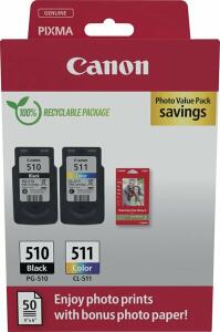 Multipack Tintenpatrone PGI-510/CL511, für Canon Drucker,