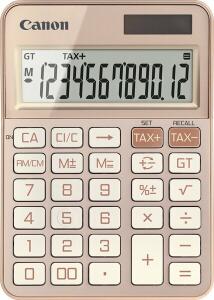 Tischrechner KS-125KB-BL 12-stellig, TAX, Prozentrechnung, Wurzelberechnung, Konstantenberechnung, GT-Speicher, rosegold