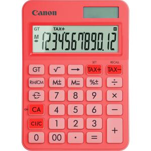 Tischrechner LS-125KB-PBL, 12-stellig, TAX, Prozentrechnung, Wurzelberechnung, Solar + Batteriebetrieb, grau