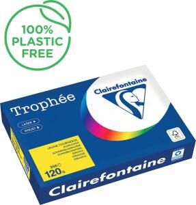Kopierpapier Trophee, DIN A4, 120g/qm, 250 Blatt, sonnengelb