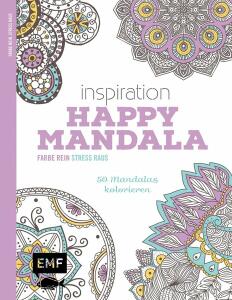 Inspiration Happy Mandala, Malbuch für Erwachsene