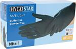 Nitrilhandschuhe Safe Light, puderfrei, schwarz, Gr. 8/M,...