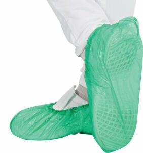 Überschuhe CPE, Einheitsgröße, grün, 100 Stück