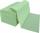 Handtuchpapier, 25 x 23 cm, Falzung V-Falz/ZZ-Falz, 1-lagig, grün, 20 Pack à 250 Blatt