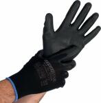 Feinstrickhandschuhe Black Ace, PU-Beschichtung, schwarz,...