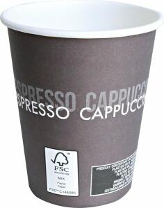 Kaffeebecher To Go , Pappe/PE, FSC®-Mix, ø 80 mm, 300 ml, 50 Stück