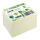 Haftnotiz, Recycling, 75 x 75 mm, Pastell gelb, 100 Blatt/Block, 6 Blöcke, Kartonverpackung
