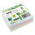 Haftnotiz, 75 x 75 mm, Pastell Mix grün, blau, rosa, 100 Blatt/Block, 3 Blöcke, Pergaminverpackung, FSC®-zertifiziert
