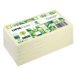 Haftnotiz, 125 x 75 mm, Pastell gelb, 100 Blatt/Block, 6...