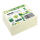 Haftnotiz-Würfel, 75 x 75 mm, Pastell gelb, 400 Blatt, Pergaminverpackung, FSC®-zertifiziert