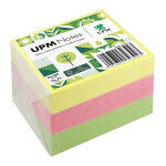 Haftnotiz, 75 x 75 mm, Brillant Mix gelb, pink,...