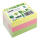 Haftnotiz, 75 x 75 mm, Brillant Mix gelb, pink, grün, 100 Blatt/Block, 6 Blöcke, Pergaminverpackung, FSC®-zertifiziert