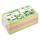 Haftnotiz, 125 x 75 mm, Spring Mix grün, gelb, orange, violett, 100 Blatt/Block, 6 Blöcke, Pergaminverpackung, FSC®-zertifiziert