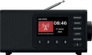 Digitalradio DR1001BT, Bluetooth RX, schwarz