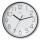 Wanduhr Salina, Ø 22 cm,  analoge Zeitanzeige, geräuscharmes Uhrwerk ohne Ticken, schwarz
