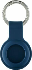 Schlüsselanhänger, Apple Airtag, Silikonlook, blau