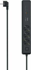 Steckdosenleiste, 3-fach, USB-C/A