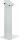 Hagor freistehende Indoorstele für Bildschirme 55 ? 109 cm, weiss