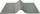 Schreibunterlage the flat mat, (L x H) 800 x 400 mm, Kunststoff, rollbar, grau