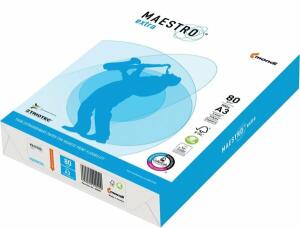 Kopierpapier Maestro Extra DIN A3, 80 g/qm, weiß, 500 Blatt