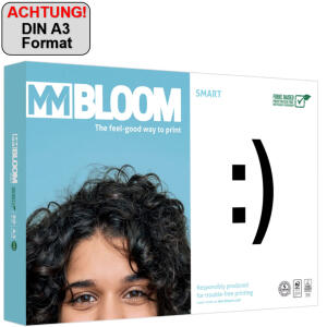 Kopierpapier Bloom Smart DIN A3, 80 g/qm, weiß, 500 Blatt