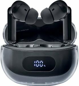 Kopfhörer Buds Plus T310AE, Digitale Prozentanzeige, Active Noise Cancelling, Environmental Noise Cancelling, Touchsteuerung, 25 h Laufzeit, schwarz