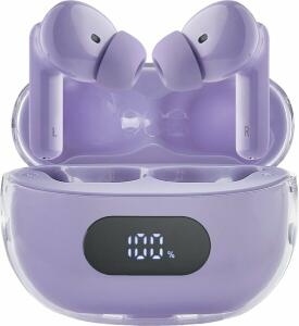 Kopfhörer Buds Plus T310AE, Digitale Prozentanzeige, Active Noise Cancelling, Environmental Noise Cancelling, Touchsteuerung, 25 h Laufzeit, lila