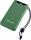 Powerbank F10000, Lithium-Polymer-Akku 10000 mAh, USB-C-Kabel, Power Delivery 3.0 (20W), grün