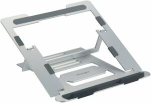 Laptopständer Easy Riser Aluminium, für LapTops bis 16" und max 5 kg, 6 Stufen Höhen-Winkelverstellung rutschfeste Silikonpads