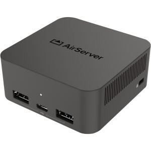 Cast Empfänger AirServer Connect 3, Spiegelungsgerät, Übertragungsgerät, (H x B x L) 34 x 78 x 78 mm