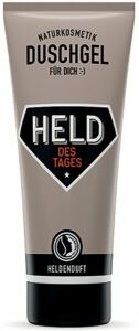 Duschgel 200ml, Zitrusduft mit Holznote, Motiv Held des Tages