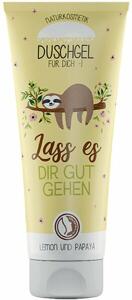 Duschgel 200ml, Lemon-Papaya Duft, Motiv Faultier