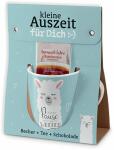 Porzellanbecher 250ml + 1 Teebeutel + Schokolade 40g...