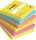 Haftnotiz Notes, 76 x 76 mm, neongelb, paradiseblau, vitalorange, powerpink, neongrün, 100 Blatt/Block, 6 Blöcke