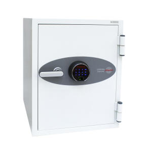 Tresor Data Combi, Fingerabdruck-Schloss, Volumen 63 Liter, weiß