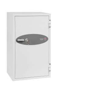Tresor Data Combi, Schlüssel-Schloss, Volumen 148 Liter, weiß