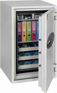 Tresor Data Commander, Schlüssel-Schloss, Volumen 143 Liter, weiß