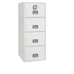Tresor Vertical Fire File, elektrisches Schloss, 4...
