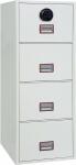 Tresor Vertical Fire File, Fingerabdruck-Schloss, 4...