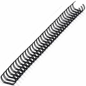 Drahtkamm, DIN A4, Teilung 3:1, 34 Ringe, Durchmesser 12,7 mm, schwarz