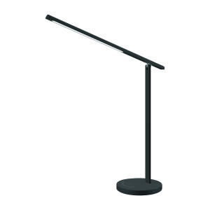LED-Tischleuchte Halo, schwarz, Standfuß, Energieeffizienzklasse F, Lebensdauer Leuchtmittel 35.000 Stunden, dimmbar