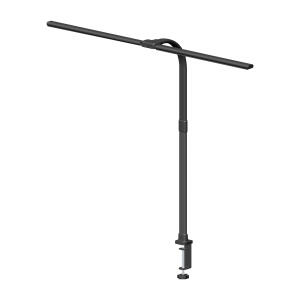 LED-Tischleuchte Nova, schwarz, Klemmfuß, Energieeffizienzklasse F, Lebensdauer Leuchtmittel 30.000 Stunden, dimmbar