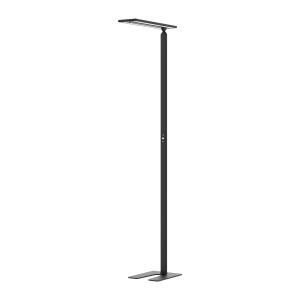 LED-Standleuchte LARIMAR, schwarz, neutralweiß, Energieeffizienzklasse E, Lebensdauer Leuchtmittel 50.000 Stunden, dimmbar, Höhe 200 cm, Bewegungssensor